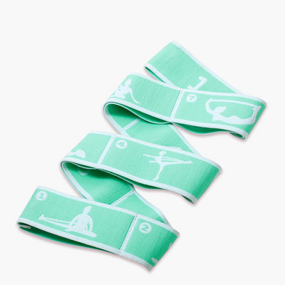 Jooga tõmbamisrihma rihm polüester lateks elastne ladina tantsu venitusbänd Loop jooga pilatese jõusaali treeningu vastupidavusribad