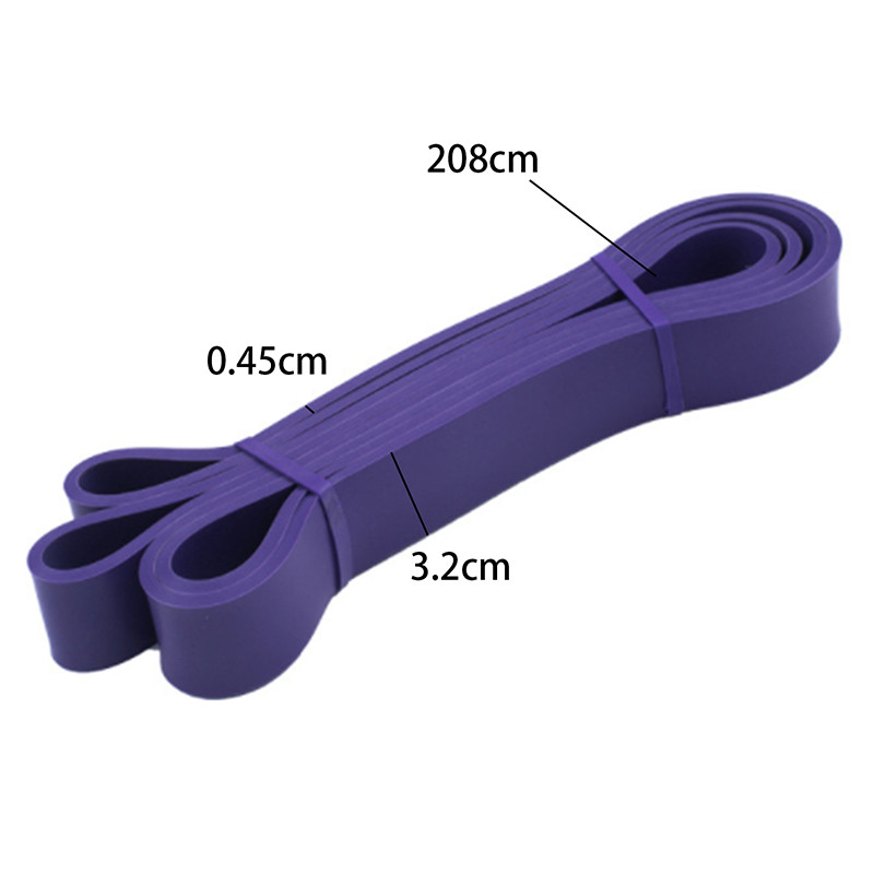 Unisex Fitness 208cm Benzi de rezistență din cauciuc Banda de yoga Pilates Bucla elastică Crossfit Expander Forță Sala de fitness Echipament de fitness