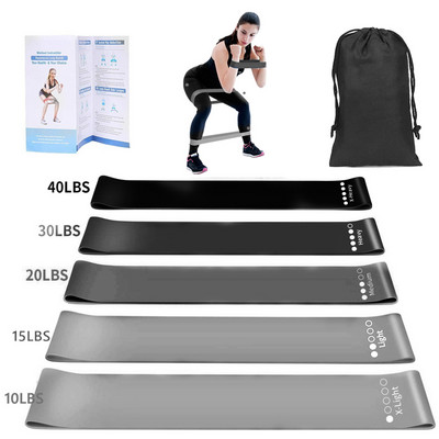 Kompleti otpornih traka od prirodne gume od 208 cm Elastične trake za jogu/fitnes snagu Pilates Fitness oprema Ekspander za treniranje Unisex
