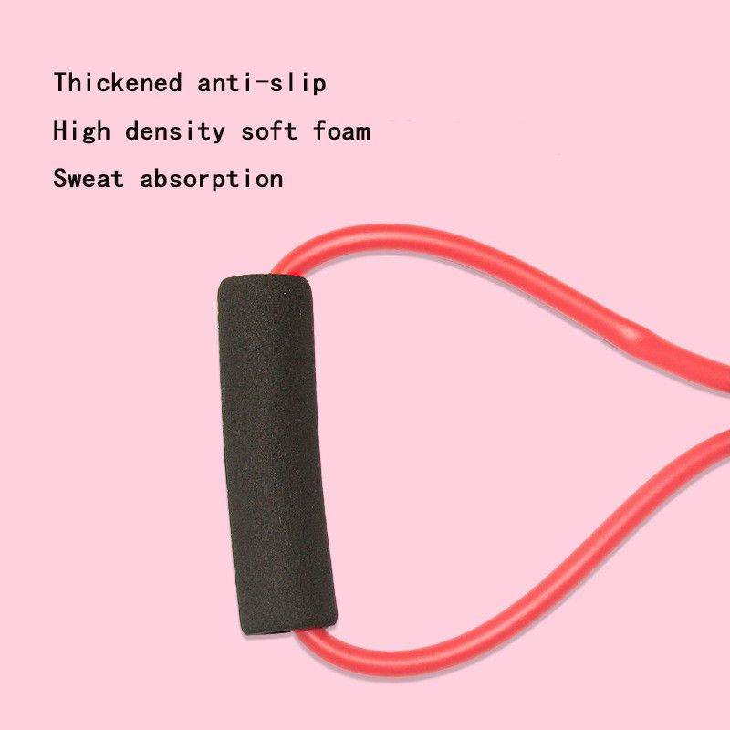 Hot Yoga Gum Fitness Rezistență 8 cuvinte piept Expander frânghie antrenament musculare benzi elastice de cauciuc pentru exerciții sportive