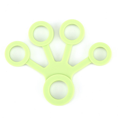 YOUGLE Finger Hand Grip Silicon Ring Gripper Strengthener Exerciser Trainer Resistance Band Fitness Expander Stretcher 3 Nivele