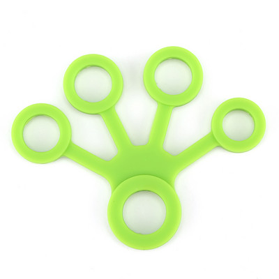 YOUGLE Finger Hand Grip Silicon Ring Gripper Strengthener Exerciser Trainer Resistance Band Fitness Expander Stretcher 3 Nivele