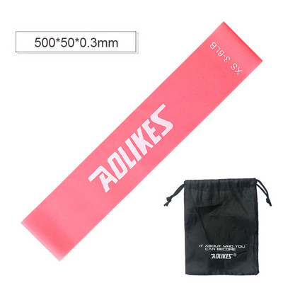 AOLIKES 1PCS takistusriba 6 taset Saadaval naturaalsest lateksist jõusaali jõutreening Kummist silmuspaelad Fitness CrossFit varustus