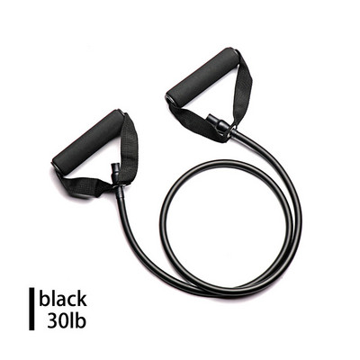 Benzi de rezistență cu 5 nivele cu mânere Antrenament Exercițiu Tub bandă Trage frânghie Fitness Benzi elastice Antrenamente Echipament de forță