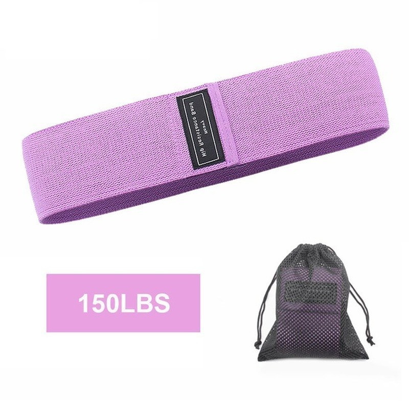 Edzés Fitnesz Csípőhurok Ellenálló szalagok Csúszásgátló guggolás Bővítő Erő Gumiszalagok Jóga Tornaterem edzés Fonott gumiszalag