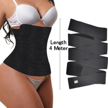 2m Waist Trainer Body Shaper Мъжки корем Редуктор Bandage Wrap Колан за отслабване Tummy Control Waist Trimmer Корсет Оформяне на корема