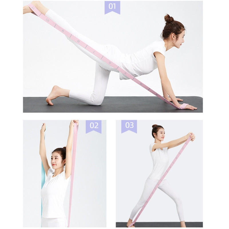 Jooga tõmberihma rihm elastne venitusrihm Loop Fitness Treeningu takistusrihm