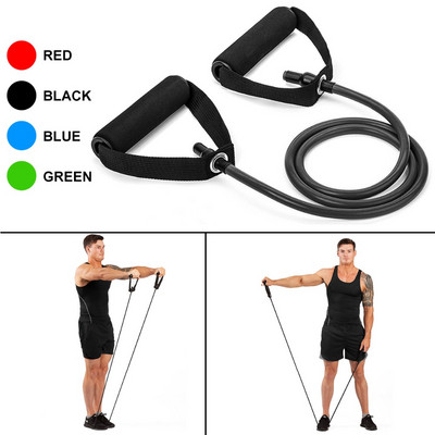 120cm Yoga Pull Rope Elastične trake za gumu za fitness Oprema za fitness Gumeni ekspander Traka za vježbanje Traka za vježbanje