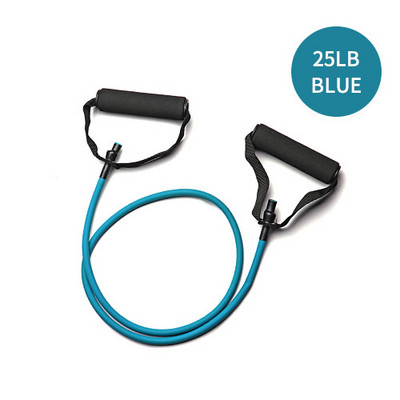 Trage frânghie Fitness Tub Band 5 nivele Benzi de rezistență cu mânere Antrenament Exerciții Benzi elastice Antrenamente Echipament de forță