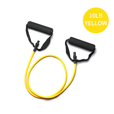 Trage frânghie Fitness Tub Band 5 nivele Benzi de rezistență cu mânere Antrenament Exerciții Benzi elastice Antrenamente Echipament de forță