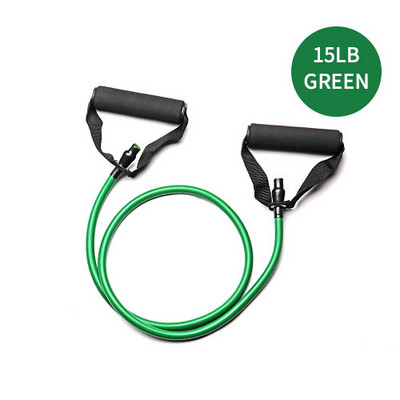 Trage frânghie Fitness Tub Band 5 nivele Benzi de rezistență cu mânere Antrenament Exerciții Benzi elastice Antrenamente Echipament de forță