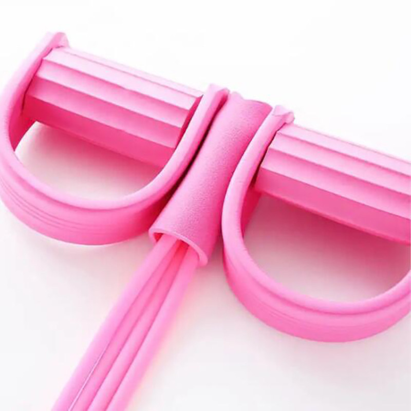 Tasuta kingitus 4 toruga lateksist pedaali vastupanu rihm jooga elastne tõmbeköis Fitness Ist up Expander Fitness Bands Treening