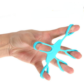 Συσκευή χειρολαβής σιλικόνης Finger Exercise Hand Strengthener Stretcher Hand Trainer Rehabilitation Training Equipment Muscle tool