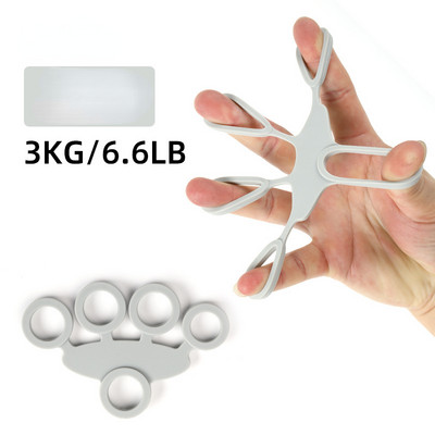 Silikoonist käepideme seade Sõrmeharjutus Kätetugevdaja Kanderaam Kätetreener Taastusravi Treeningvarustus Lihastööriist
