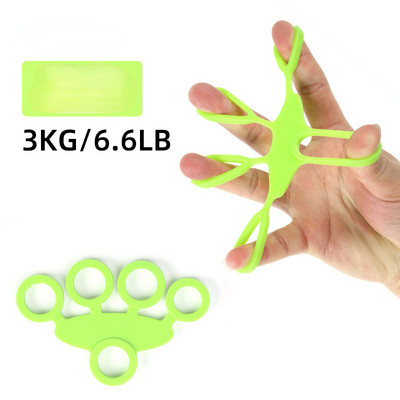 Silikoonist käepideme seade Sõrmeharjutus Kätetugevdaja Kanderaam Kätetreener Taastusravi Treeningvarustus Lihastööriist