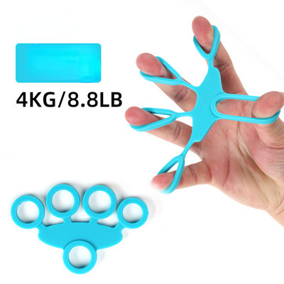 Silikoonist käepideme seade Sõrmeharjutus Kätetugevdaja Kanderaam Kätetreener Taastusravi Treeningvarustus Lihastööriist