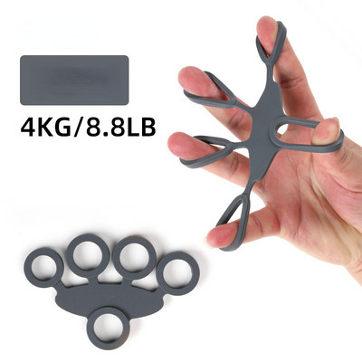 Silikoonist käepideme seade Sõrmeharjutus Kätetugevdaja Kanderaam Kätetreener Taastusravi Treeningvarustus Lihastööriist