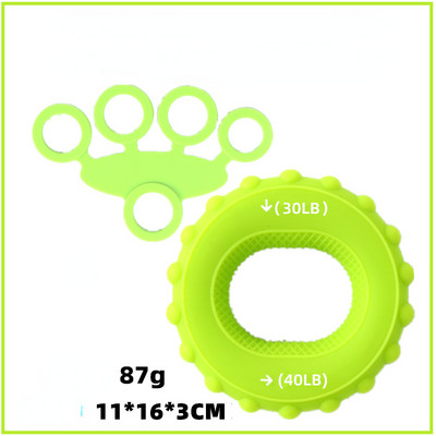 Silikoonist käepideme seade Sõrmeharjutus Kätetugevdaja Kanderaam Kätetreener Taastusravi Treeningvarustus Lihastööriist