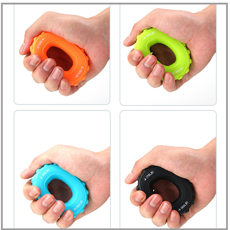 Silikoonist käepideme seade Sõrmeharjutus Kätetugevdaja Kanderaam Kätetreener Taastusravi Treeningvarustus Lihastööriist