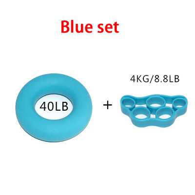 2db/készlet Ujjtornák és kézerősítők markolat-ellenállás szalagok Erőtréner fogókészlet sport alkar markolathoz