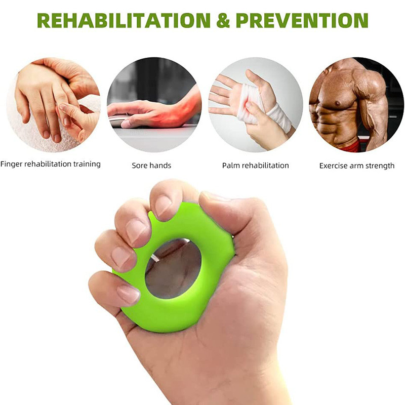 2db/készlet Ujjtornák és kézerősítők markolat-ellenállás szalagok Erőtréner fogókészlet sport alkar markolathoz