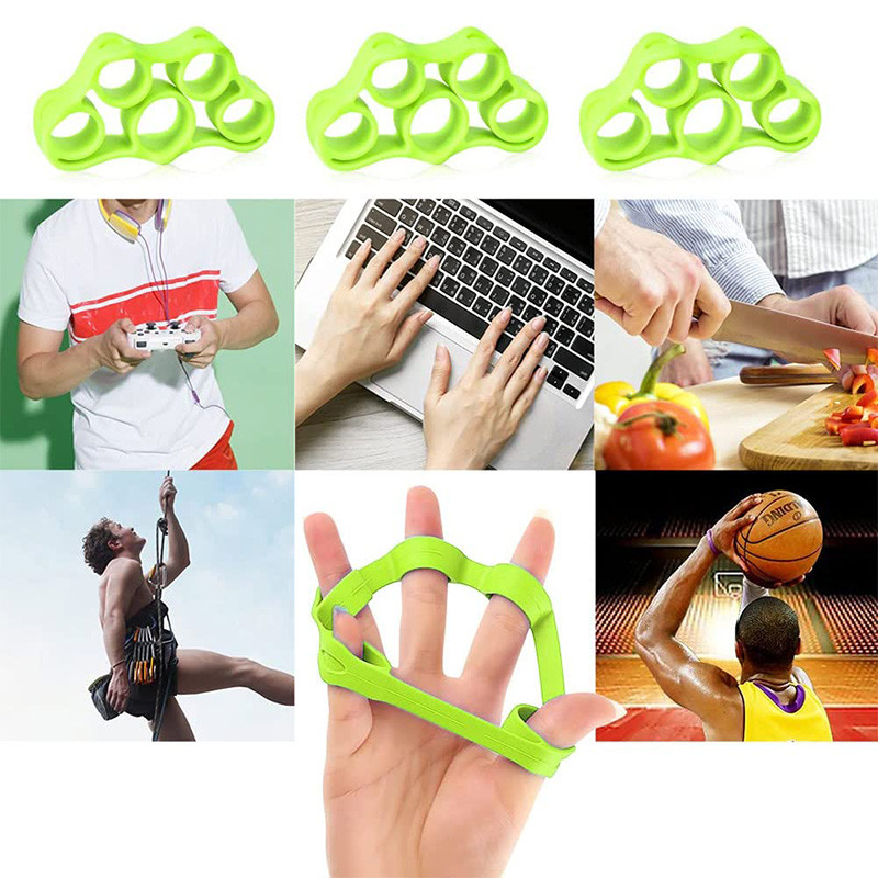 2db/készlet Ujjtornák és kézerősítők markolat-ellenállás szalagok Erőtréner fogókészlet sport alkar markolathoz