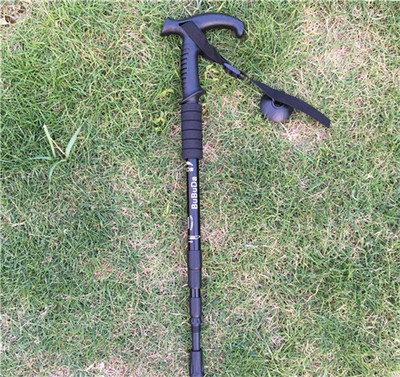 Anti-Shock Trekking Pole Ultralight vaikščiojimo lazdos Reguliuojamos pėsčiųjų lazdos Teleskopinis ramentas šiaurietiško ėjimo lazdoms