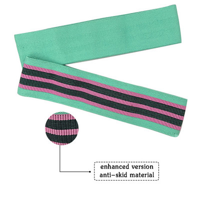 Libisemiskindlad puuvillased saapad Fitnessi takistusribad Unisex booty puusarõngas aas Rullitav harjutus Treeningpaelad kangast elastne riba