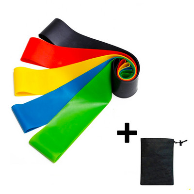 Libisemiskindlad puuvillased saapad Fitnessi takistusribad Unisex booty puusarõngas aas Rullitav harjutus Treeningpaelad kangast elastne riba