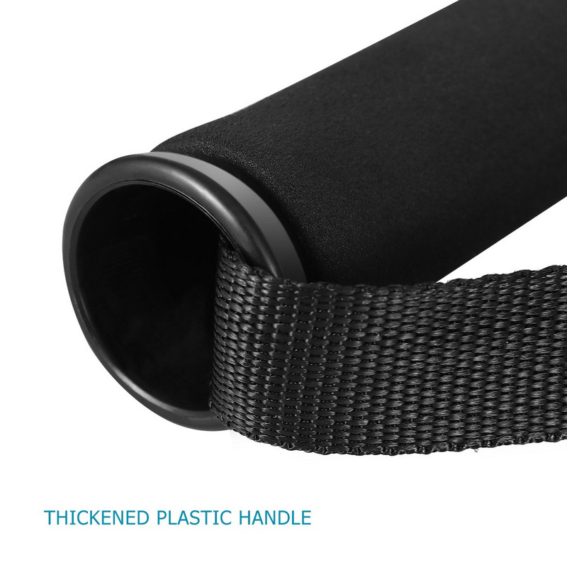 Ζώνες άσκησης αντίστασης φυσικής κατάστασης Άγκυρα πόρτας σετ μυϊκής λαβής με σχοινί για εξοπλισμό προπόνησης κοιλιακών με κύλινδρο AB