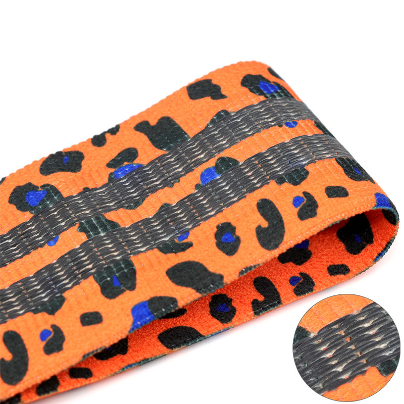 Roheline Leopard Print Fitness Resistentsuspaelad Komplekt Booty Bands Red Handy Jõusaali aksessuaarid Parajooga ja Pilatese Kodune jõusaalivarustus