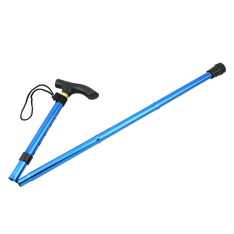 Jalutuskepid Alumiiniumisulamist ronimiskepp Neljaosaline teleskoopne kokkupandav ronimis- ja matkakepp Eakate kepp