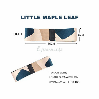 Bymermaids uued vahtralehemustrilised takistusribad Fitness Jooga elastne riba Jõusaalivarustus Treening puusatõstja elastse riba komplekt