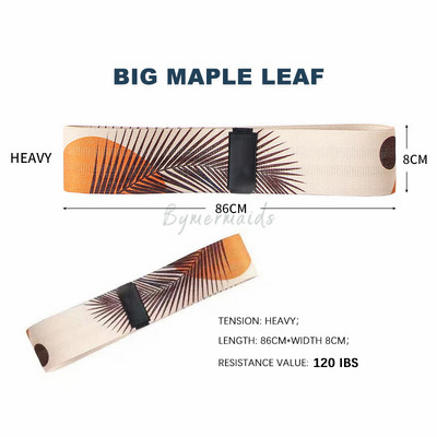 Bymermaids uued vahtralehemustrilised takistusribad Fitness Jooga elastne riba Jõusaalivarustus Treening puusatõstja elastse riba komplekt