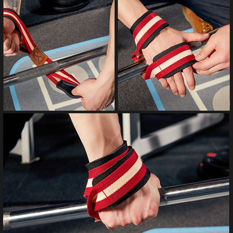 2 τεμ. Εικόνα 8 Ιμάντες άρσης βαρών DeadLift Strap Bodybuilding Εξοπλισμός ανύψωσης γυμναστικής Wrist wraps Fitness