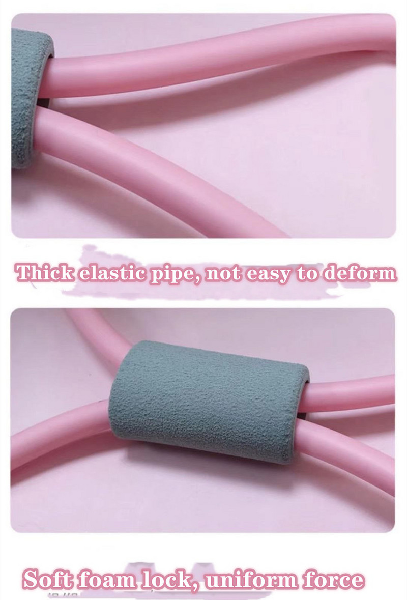 Curea elastică elastică pentru yoga cu 8 caractere Bărbați, femei, umăr deschis, exercițiu de întindere a spatelui frumos, centură de tragere, extensie pentru piept muscular