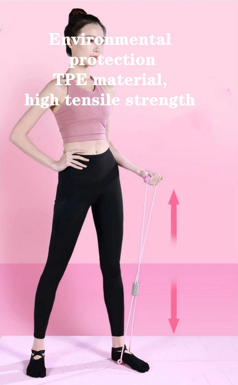 Curea elastică elastică pentru yoga cu 8 caractere Bărbați, femei, umăr deschis, exercițiu de întindere a spatelui frumos, centură de tragere, extensie pentru piept muscular