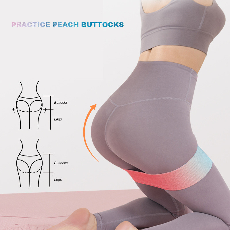 Cureaua de tragere pentru yoga Banda de rezistență pentru fitness Benzi de expansiune pentru cerc pentru șolduri Extindere pentru întindere pentru dans latino Echipament sportiv pentru sală de acasă