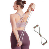 Treeningrihmad, rindkere laiendamise takistusega treeningrihmad jooga pilatese jõusaalis, 8-sõnaline elastne tõmbeköis lihastreeninguks