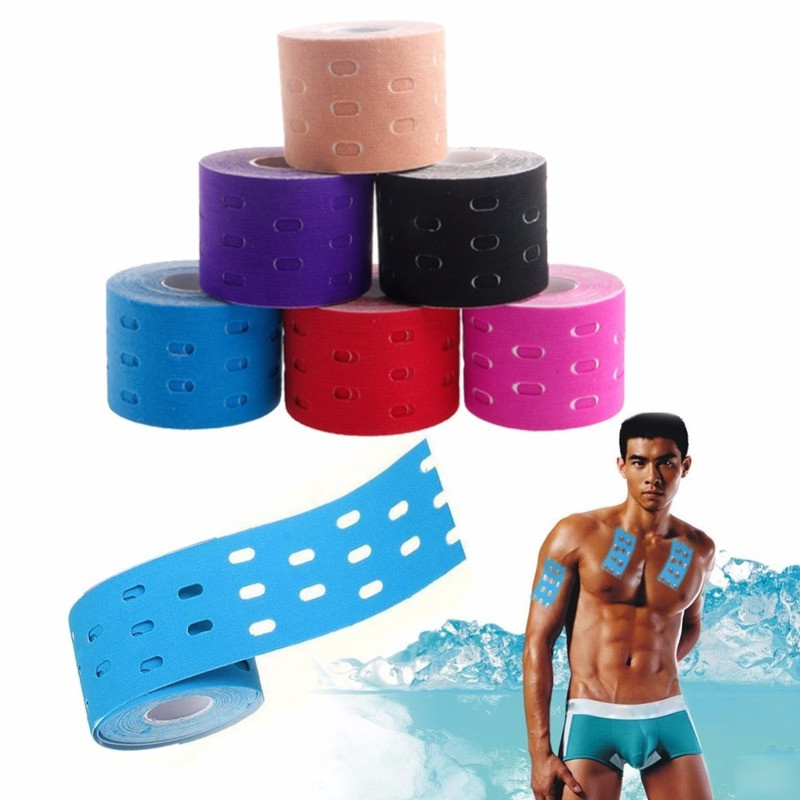 1 tk 500 cm x 5 cm kinesioloogia lihased spordihooldus elastne füsiorull-punch raviteip
