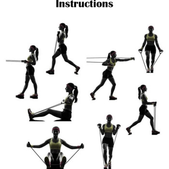 Единични съпротивителни ленти за упражнения с дръжки Тръби за съпротивление при тренировка Йога Въже за обтягане за домашен фитнес Силови тренировки по бокс
