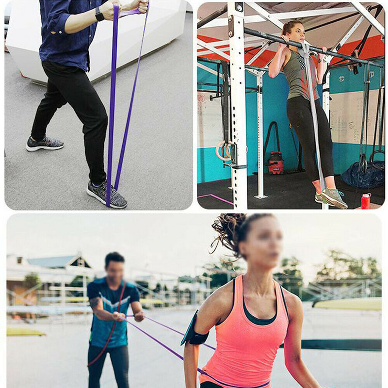 Bandă de asistare la tragere Antrenament de forță Powerlifting Yoga Benzi elastice Bucle de expansiune pentru sporturi de antrenament, Rezist