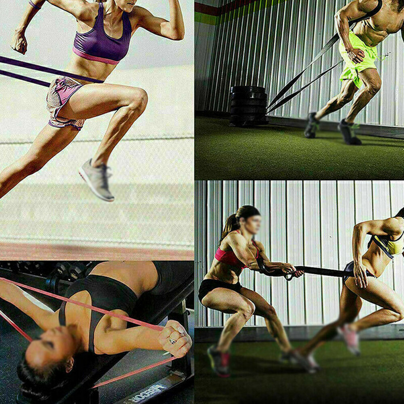 Bandă de asistare la tragere Antrenament de forță Powerlifting Yoga Benzi elastice Bucle de expansiune pentru sporturi de antrenament, Rezist