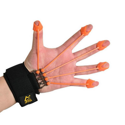 Întăritor pentru degete 5 bucăți pentru exercițiu pentru degete din silicon elastic și întăritor pentru mâini Întăritor pentru aderență pentru alpiniști tenis