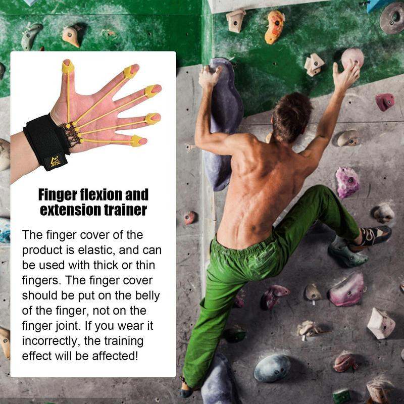 Pirštų stiprintuvas 5 vnt elastinis silikoninis pirštų treniruoklis ir rankų stiprintuvas rankų rankenos stiprintuvas, skirtas alpinistams tenisui