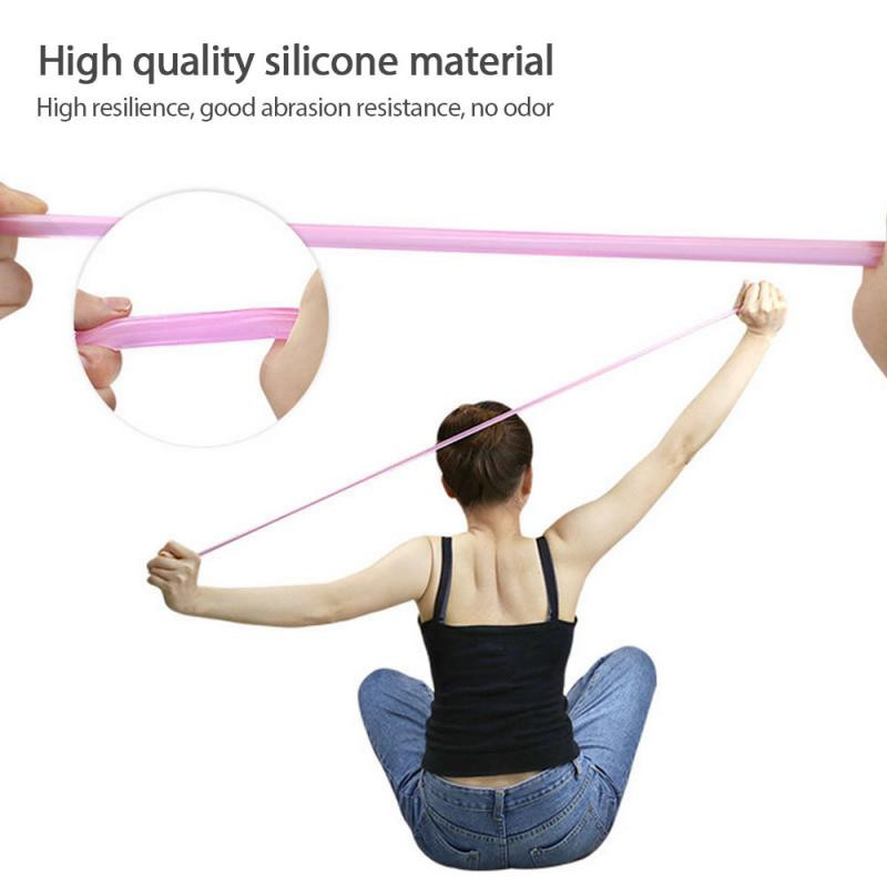 Coarda de tragere portabilă, multifuncțională, pentru yoga, elastică, din silicon, din cauciuc, din latex natural, expansor de fitness, întărirea antrenamentului