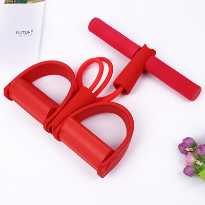 4 vastupidavat elastset tõmbeköied, sõudja, kõhu takistusrihm Kodu jõusaal, sporditreening, elastsed rihmad treeningvarustuse jaoks