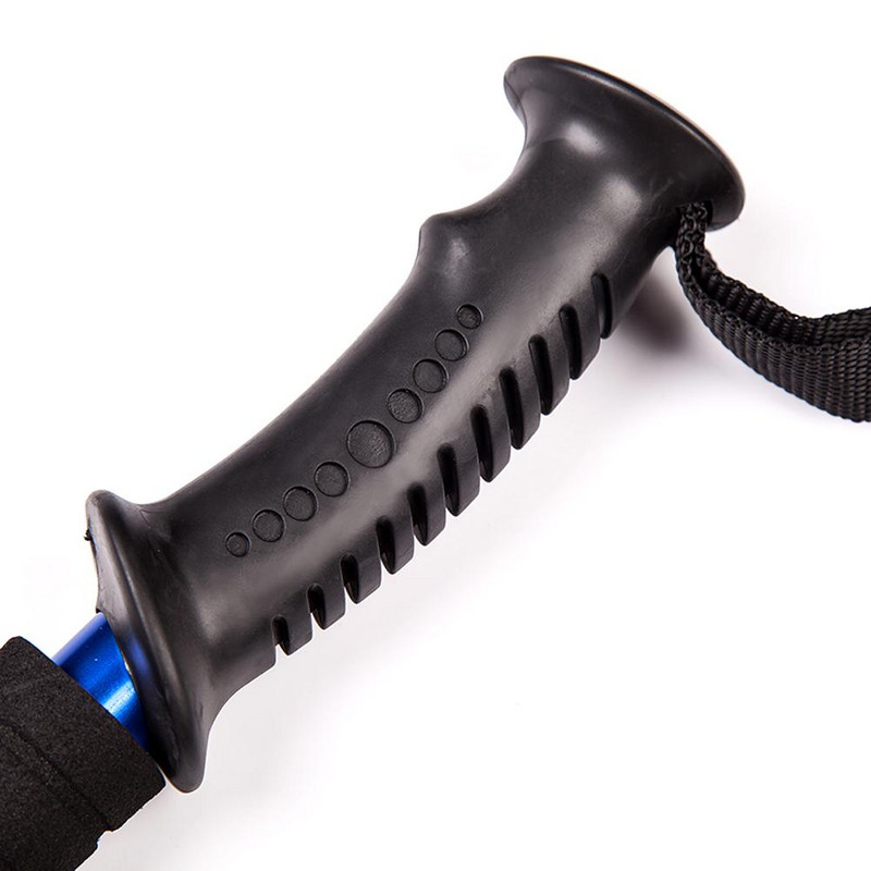 1/2 buc. Bețe de traseu pentru drumeție, mers, trekking, ultraușoare, 4 secțiuni, bastoane reglabile, baston telescopic antișoc