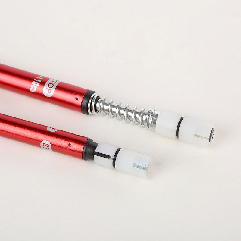 4-dijelni štap za hodanje na otvorenom, prijenosni teleskopski štap za planinarenje, protuklizni štap od aluminijske legure, štap za penjanje za starije osobe