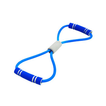 Yoga Gum Fitness Resistance 8 Word Chest Expander Rope Workout Muscle Fitness Каучукови еластични ленти за спортно оборудване за упражнения
